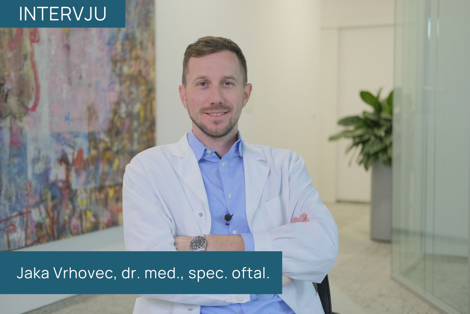 Intervju: Oftalmolog Jaka Vrhovec dr. med., spec. o težavah s suhimi očmi.